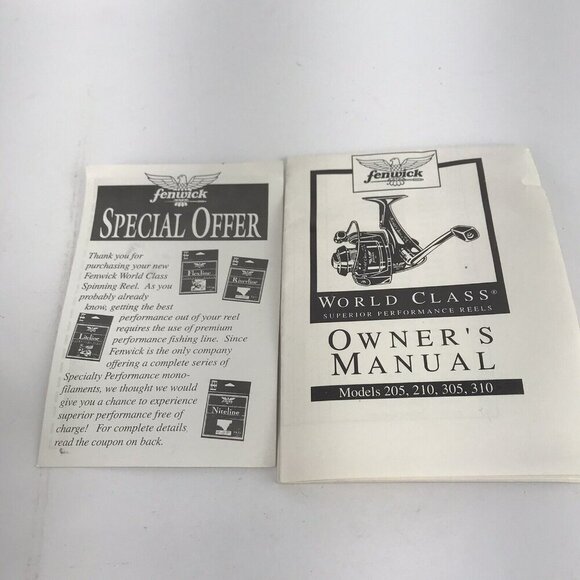 Vintage Fenwick 305 Lite Spinning Reel Box & Papers ONLY, NO REEL - Picture 6 of 6